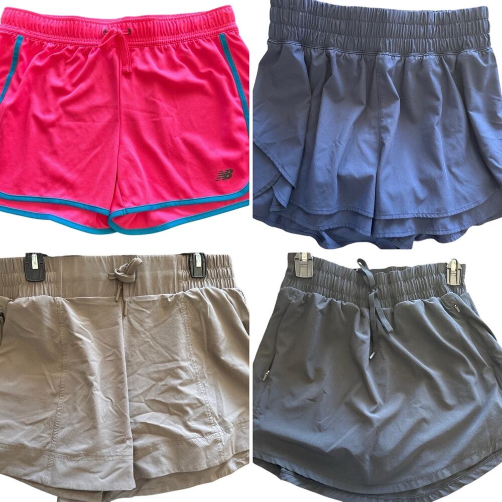 LOT of 4: Women’s Active Shorts & Skorts - New Balance, CALIA, & A.I.M. - Size M